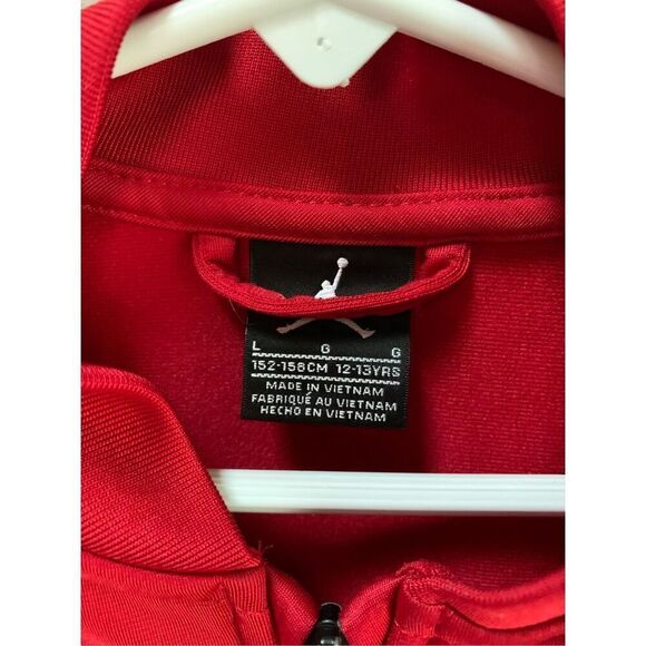 NIKE AIR JORDAN JUMPMAN BOY'S LOGO TRACK JACKET SIZE LARGE - Picture 5 of 5